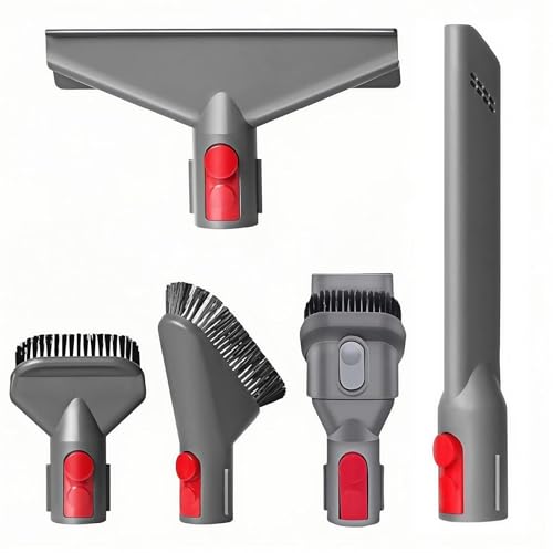 5 Stück Staubsauger Zubehör Set für Dyson Gen5 V7 V8 V10 V11 V12 V15 SV10 SV11, Staubsauger Ersatzteile Düsen, Staubsaugeraufsatz, Enthält 3 Bürstenköpfe und 2 Staubsauger Düsen als Ersatzteile 5 Stück Staubsauger Zubehör Set für Dyson Gen5 V7 V8 V10 V11 V12 V15 SV10 SV11, Staubsauger Ersatzteile Düsen, Staubsaugeraufsatz, Enthält 3 Bürstenköpfe und 2 Staubsauger Düsen als Ersatzteile von HKQBXO