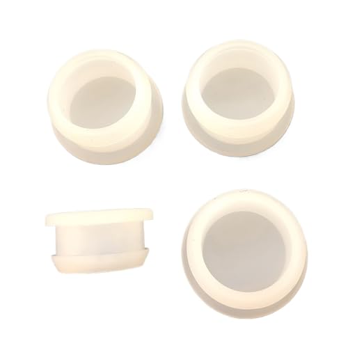Gummistopfen T-förmige Silikonstopfen, 2 Pcs 15mm Silikon Gummi T-förmigen Loch Stecker Innen 11mm Multicolor(Transparent,5PCS-15MM) von HKSDKABOP