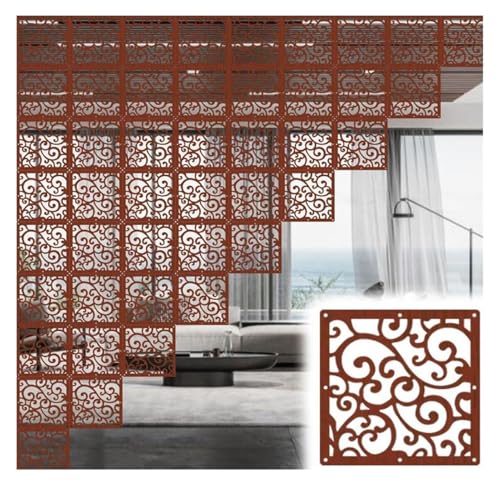 HKSDKABOP Aufhängen der Raumtrennbildschirm, Hängende Raumteilerpaneele aus Holz und Kunststoff, Mehrfarbig, mehrere Größen, 1–100 Stück(A,90Pcs) von HKSDKABOP