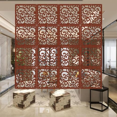 HKSDKABOP Aufhängen der Raumtrennbildschirm, Hängende Raumteilerpaneele aus Holz und Kunststoff, Mehrfarbig, mehrere Größen, 1–100 Stück(B,90Pcs) von HKSDKABOP