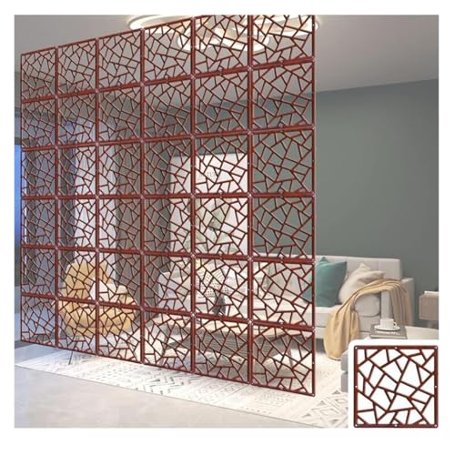 HKSDKABOP Aufhängen der Raumtrennbildschirm, Raumteiler for Aufhängen, PVC, Natur, 29 x 29 cm und 39 x 39 cm, mehrere Mengen(39x39cm,11Pcs) von HKSDKABOP
