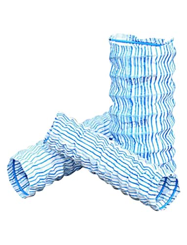 HKSDKABOP Weiche Durchdringung des Bodens durchbohrte Abwass 2 Zoll gewelltes perforiertes französisches Drainage- und Infiltrationsrohr, blau, mehrere Größen(11m/36ft) von HKSDKABOP
