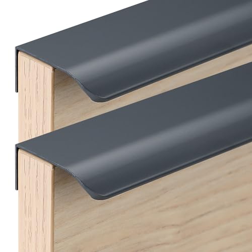 HKSDKABOP Ziehen Sie den versteckten Griff an der Fingerkant Unsichtbare Griffe aus Aluminiumlegierung, 2er-Pack, mehrfarbig, mehrere Größen(Dark Blue,Length 300mm) von HKSDKABOP
