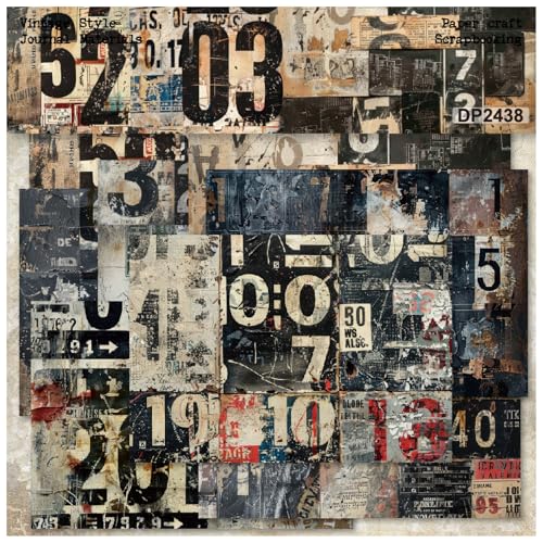 HKSDKABOP Zwischenablage Papierpackung, Gemustertes Scrapbook-Papier, 24 Stück, Mehrfarbig, 21,1 x 14,5 cm, 160 g/m², einseitig HKSDKABOP Zwischenablage Papierpackung, Gemustertes Scrapbook-Papier, 24 Stück, Mehrfarbig, 21,1 x 14,5 cm, 160 g/m², einseitig von HKSDKABOP