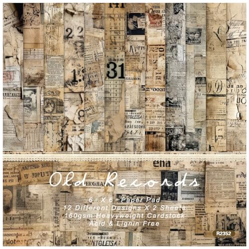 HKSDKABOP Zwischenablage Papierpackung, Scrapbook-Papier, Musterpapier, 15,2 x 15,2 cm, 24 Blatt, Packung mit 12 Designs, einseitig, Mehrfarbig, 160 g/m² HKSDKABOP Zwischenablage Papierpackung, Scrapbook-Papier, Musterpapier, 15,2 x 15,2 cm, 24 Blatt, Packung mit 12 Designs, einseitig, Mehrfarbig, 160 g/m² von HKSDKABOP