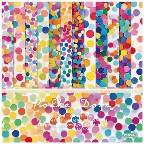 HKSDKABOP Zwischenablage Papierpackung, Scrapbook-Papier, Packung mit 24 Blättern, 6 x 6 Zoll, einseitig, Mehrfarbig HKSDKABOP Zwischenablage Papierpackung, Scrapbook-Papier, Packung mit 24 Blättern, 6 x 6 Zoll, einseitig, Mehrfarbig von HKSDKABOP