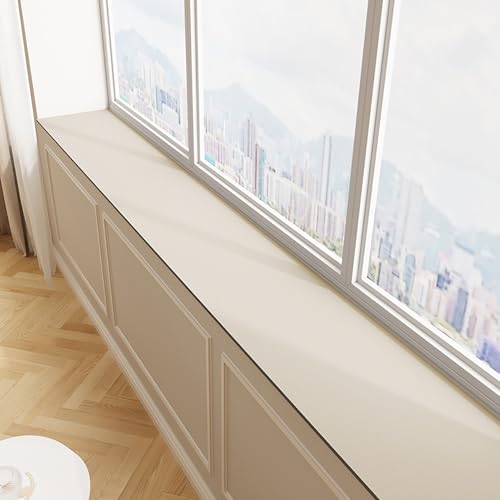 HKSDKABOP schmale Fensterkissen, Fensterbankmatte, Mehrfarbig, mehrere Größen(Beige,200x25cm (78.7x9.8)) von HKSDKABOP