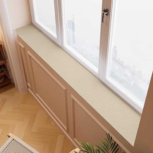 HKSDKABOP schmale Fensterkissen, Fensterbankmatte aus Kieselgur, 60–200 cm x 10–40 cm(E,80cmx20cm (31 1/2" x7 7/8")) von HKSDKABOP