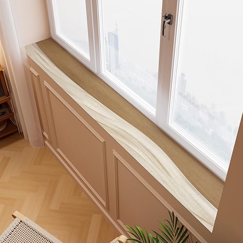 HKSDKABOP schmale Fensterkissen, Fensterbankmatte aus Kieselgur, 60–200 cm x 10–40 cm(L,160cmx15cm (63" x5 7/8")) von HKSDKABOP