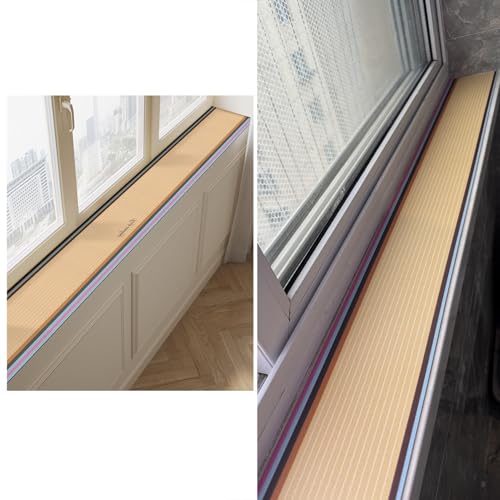HKSDKABOP schmale Fensterkissen, Fensterbankmatte for drinnen und draußen, 1,8 mm, mehrere Größen(90x10cm (35 3/8"x4")) von HKSDKABOP