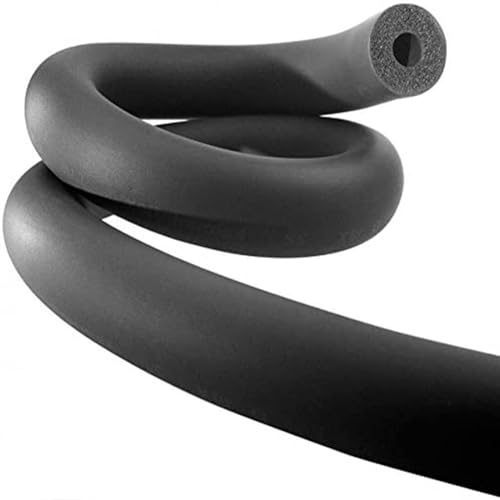 Isoliertes Titan-Schaumrohr, Frostschutz-Isolierrohrschaum for den Außenbereich, geschlossenzelliger Nitrilkautschukschlauch, schwarz, mehrere Größen(57mm*30mm*1.9m) von HKSDKABOP