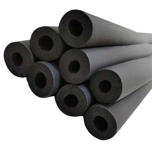 Isoliertes Titan-Schaumrohr, Rohrisolierungsschaumschlauch 1,9 m/6,2 ft 25 mm/30 mm Schwarz(Id60mm,T30MM*L190CM) von HKSDKABOP
