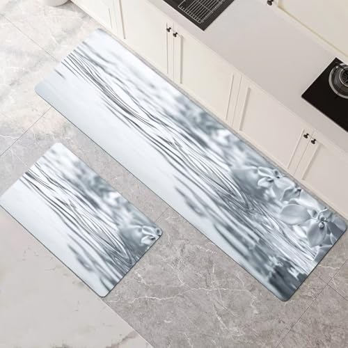 Teppich Küche, Küchenteppich-Set, 2er-Pack, Mehrfarbig, 30 x 50 cm, 30 x 90 cm(120x180cm+120x360cm(47.24x70.87in+47.24x141.73in)) von HKSDKABOP