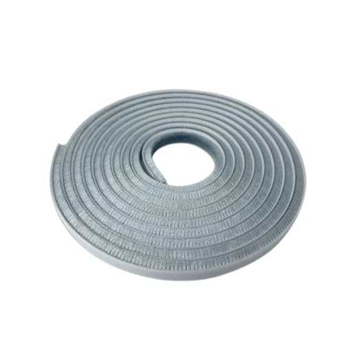 Türen mit Dünnschicht, Selbstklebende Tür- und Fensterdichtungsbürstenstreifen, mehrfarbig, mehrere Größen(Gray,Width 0.7CM*Height 1.2CM*Length 2000CM) von HKSDKABOP