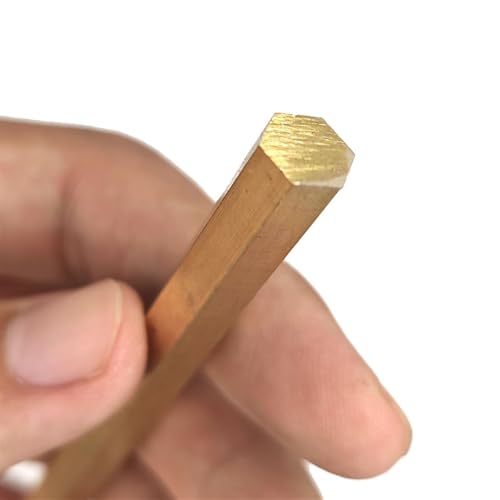 mit einem ausgeprägten sechseckigen Bronze, H59 Messing Sechskantstange 3-65mm x 100mm(4mm) von HKSDKABOP