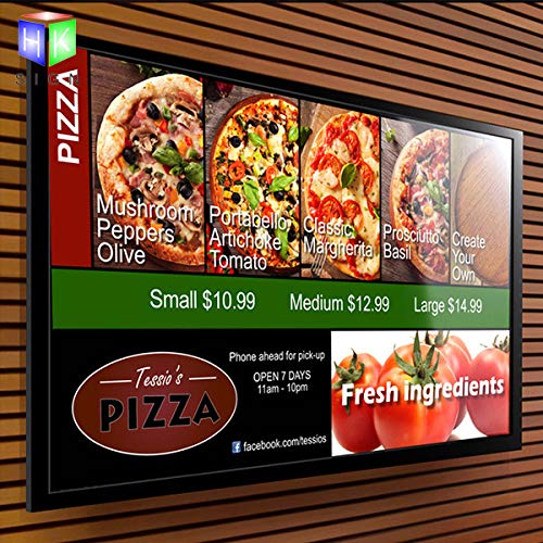 HKSIGN A2 Wandmontage Schwarz Aluminium Snap Clip Bilderrahmen Werbung Bilderrahmen Display Led Light Box Zeichen von HKSIGN