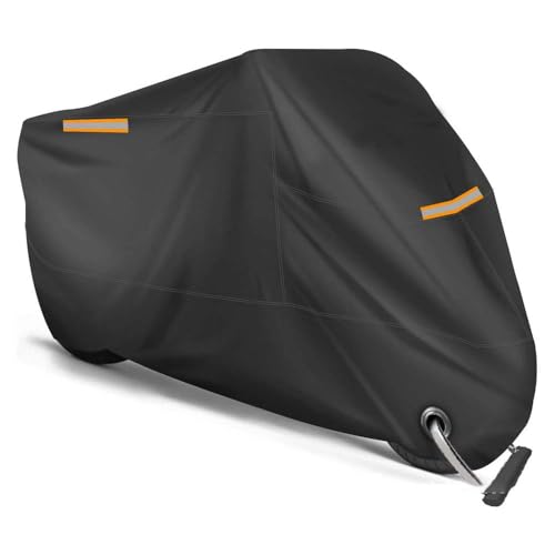 HKSOPC Motorradabdeckung für BMW R1250 GS R 1250 GSA R 1250GS HP R1250GS, Plane wasserdicht Outdoor Regenschutz Motorrad UV Beständiges Staubschutz Wasserdicht Reißfeste Motorrad Garage HKSOPC Motorradabdeckung für BMW R1250 GS R 1250 GSA R 1250GS HP R1250GS, Plane wasserdicht Outdoor Regenschutz Motorrad UV Beständiges Staubschutz Wasserdicht Reißfeste Motorrad Garage von HKSOPC