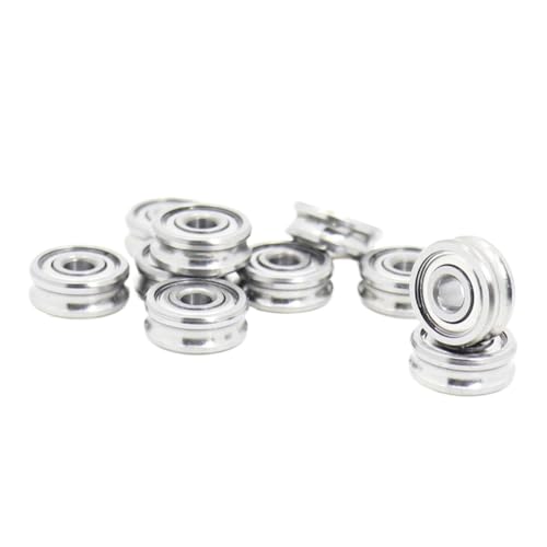 HKVTVCYPYA 10 STÜCKE Äußere Ring Mit U Nut Lager 3 * 10 * 4mm Draht Kabel Pulley Lager Walking Schwere pulley Kran von HKVTVCYPYA