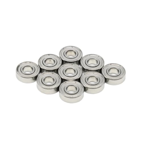 HKVTVCYPYA 10 Stück 625ZZ ABEC-7 5x16x5mm Miniatur EMQ Z3V3 Kugellager (10P629ZZ 9x26x8) von HKVTVCYPYA