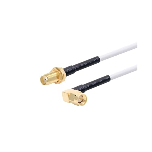 HKVTVCYPYA 1M-15M SMA Stecker Auf RG58 50ohm Koaxialkabel Stecker Antenne Verlängerung Stecker Adapter Zopf(SMA F to SMA M90-10M) von HKVTVCYPYA