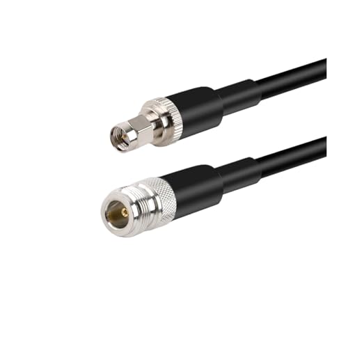 HKVTVCYPYA 1PC SMA Stecker Auf N Stecker Stecker LMR400 Kabel 50Ohm 50-7 RF Koaxial Verlängerung Jumper Pigtail Adapter(SMA M to N F-18M) von HKVTVCYPYA