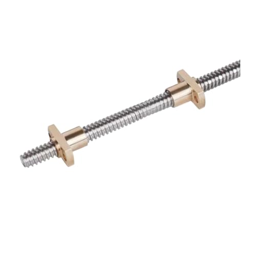 HKVTVCYPYA 1PC T16 Blei Schraube Rechts-links Länge 100-1000mm Blei 3/4mm Mit Muttern Messing H Flansch Mutter for 3D Drucker Teil(Lead 3mm (H Nut)-550mm) von HKVTVCYPYA