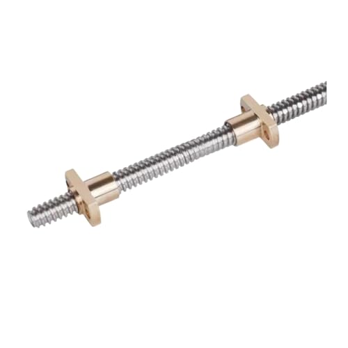 HKVTVCYPYA 1PC T16 Blei Schraube Rechts-links Länge 100-1000mm Blei 3/4mm Mit Muttern Messing H Flansch Mutter for 3D Drucker Teil(Lead 4mm (H Nut)-150mm) von HKVTVCYPYA