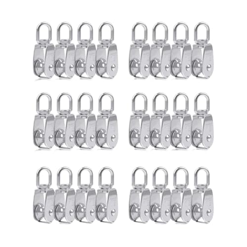 HKVTVCYPYA 24PCS Einzel Flaschenzug M15 Edelstahl Kleine Rolle for Seil Schnur Im Freien 360 ° Swivel Silber HKVTVCYPYA 24PCS Einzel Flaschenzug M15 Edelstahl Kleine Rolle for Seil Schnur Im Freien 360 ° Swivel Silber von HKVTVCYPYA