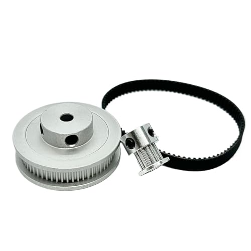HKVTVCYPYA 2GT 2M 15T 60T Zahnriemenscheibe Set Riemenbreite 6mm Bohrung 5-14mm Rad Synchronriemenscheibe Riemensatz(60T Bore 6mm,280mm-15T Bore 5mm) von HKVTVCYPYA