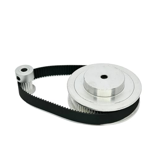 HKVTVCYPYA 2GT 2M 80T 16T Zahnriemenscheibe Set Riemenbreite 6mm Bohrung 3-25mm Rad Synchronriemenscheibe Riemensatz(80T Bore 25mm,200mm-16T Bore 6mm) von HKVTVCYPYA