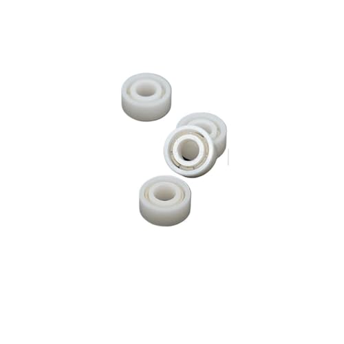 HKVTVCYPYA 4 STÜCKE 683CE 3X7X3 Mm Vollkeramiklager ABEC-9 Volle Zro2 Keramik Zirkonia Lager for Angelrolle(4P6800CE 10X19X5) von HKVTVCYPYA