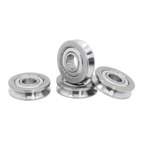 HKVTVCYPYA 4 STÜCKE V103008 V-Nut Versiegeltes Kugellager 10 * 30 * 8mm V2/1 V3/1.5V4/2/5/2 5 Führungsschiene Rlooer Lager(103008V2-1-4PCS) von HKVTVCYPYA