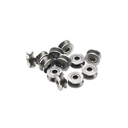 HKVTVCYPYA 5 STÜCKE V624ZZ 4x13x6mm Stahl V-Nutlager Verwendet In Gleis Linear Motion System von HKVTVCYPYA