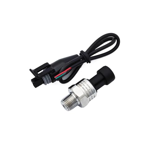 HKVTVCYPYA Drucksensor Wandler Sender for Wasser Öl Kraftstoff Gas Luft 1/4NPT 5-12V Keramik 5-300psi Optional(Output 0-3.3V-80psi) von HKVTVCYPYA