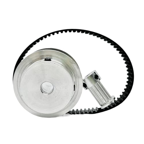 HKVTVCYPYA HTD 3M 12T 48T Zahnriemensatz Riemenbreite 15mm Bohrung 5-20mm Riemenscheibensatz Synchronrad(48T Bore 10mm,213mm-12T Bore 6mm) von HKVTVCYPYA
