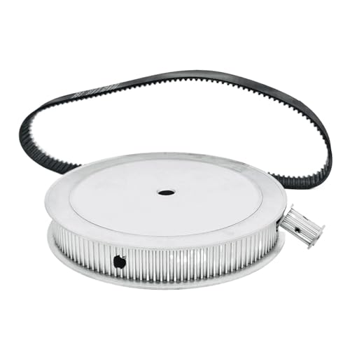 HKVTVCYPYA HTD3M Kit 12T 120T Zahnriemensatz Riemenbreite 10mm Bohrung 4-25mm Riemenscheibensatz Synchronrad(120T Bore 6mm,900mm-12T Bore 4mm) von HKVTVCYPYA