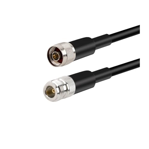 HKVTVCYPYA N Stecker Auf Buchse RF Koaxial LMR400 Kabel 50 Ohm 50-7 Verlängerung Jumper Pigtail Adapter(N M to N F-15M) von HKVTVCYPYA
