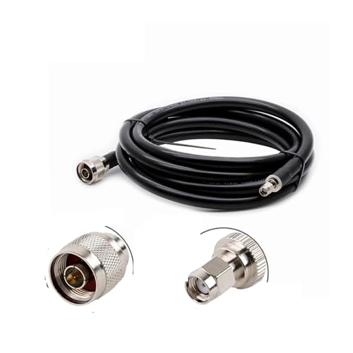 HKVTVCYPYA RF Koaxialkabel LMR400 SMA Stecker auf N Buchse Kabel 50 Ohm 50-7 Verlängerung Jumper Pigtail Adapter(SMA F to N F-5M) von HKVTVCYPYA