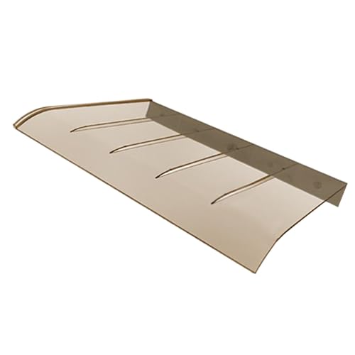Fenstermarkise Türüberdachung Modern Sun Shetter Abdeckung für Terrasse Außen Garage 40x40cm Braun von HKWFKAWA