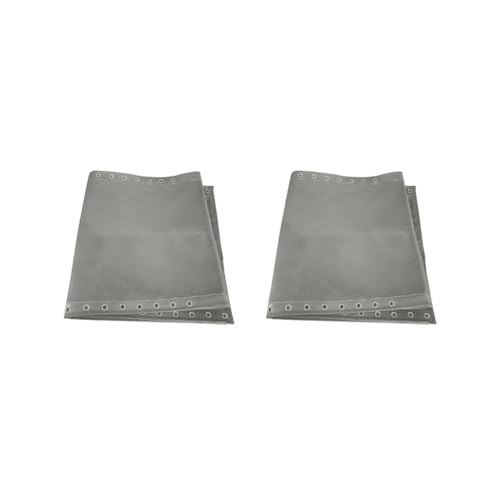 HKWFKAWA 2er-Set Stofftuch für Liegestuhl, Klappsessel, Dunkelgrau, 160 x 43 cm von HKWFKAWA