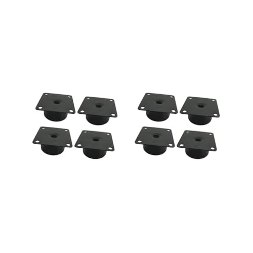 Möbelstütze, Möbelbeine, Wohnzimmermöbel, Hardware, Bett, Möbelfuß, Schwarz, 5 x 3 cm, 2 Stück von HKWFKAWA