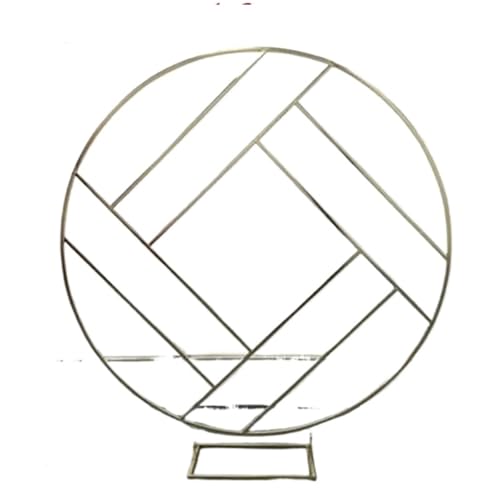 Gartenbogen Bogen, 1 Stück, Hochzeitsbogen, vergoldet, rund, Gitter, Hintergrundrahmen, Requisiten, Regal, geometrischer Bildschirm, Blumenständer, Party, Hochzeit, Bühnendekoration Gartenbogen Bogen, 1 Stück, Hochzeitsbogen, vergoldet, rund, Gitter, Hintergrundrahmen, Requisiten, Regal, geometrischer Bildschirm, Blumenständer, Party, Hochzeit, Bühnendekoration von HKYBCF