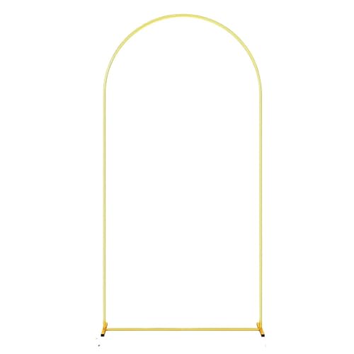 Gartenbogen Bogen Metall Gold Hochzeitsbogenständer 1 STÜCK 3,9 FT 5,9 FT 7,2 FT Hochzeitsbogenrahmen Hintergrund Zeremonie Dusche Dekorationen(100x200cm 6.56FT) von HKYBCF