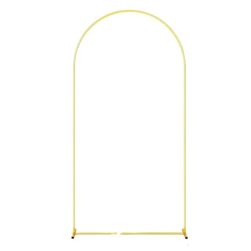 Gartenbogen Bogen Metall Gold Hochzeitsbogenständer 1 STÜCK 3,9 FT 5,9 FT 7,2 FT Hochzeitsbogenrahmen Hintergrund Zeremonie Dusche Dekorationen(120x220cm 7.22FT) von HKYBCF