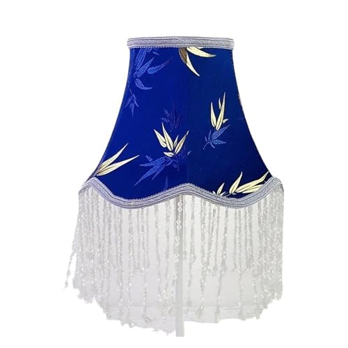 Lampenschirm Blumenquasten-Lampenschirm, kreative Nachttischlampenabdeckungen for Tischlampen, Beleuchtungszubehör(Color-10) von HKYBCF