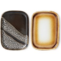 HKliving - 70's Tablett, Mojave (2er-Set) von HKliving