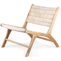 HKliving - Abaca Lounge Chair, natur von HKliving