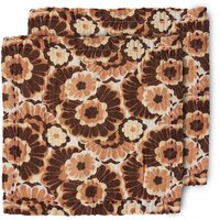 HKliving - Baumwollservietten, 30 x 30 cm, floral vintage (2er-Set) von HKliving