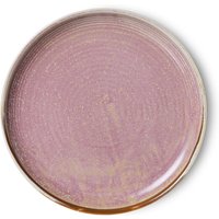 HKliving - Chef Ceramics Teller, Ø 20 cm, rustic pink von HKliving