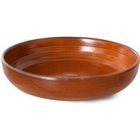 HKliving - Chef Ceramics tiefer Teller, Ø 19,3 cm, burned orange von HKliving